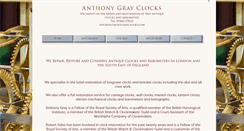 Desktop Screenshot of anthonygrayclocks.com
